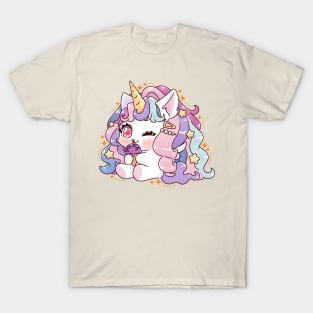Cute Unicorn Ice Cream T-Shirt